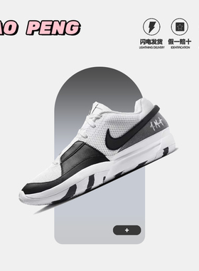 Nike/耐克 JA 1 EP 莫兰特1代 蓝色 低帮实战篮球鞋男 DR8786-101