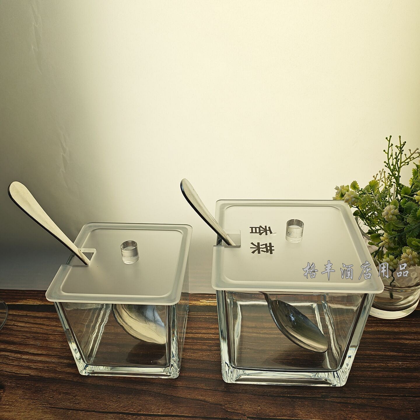 格丰大号玻璃方缸方形玻璃杯