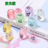 夜光彩色小杯子diy过家家屋摆件配件