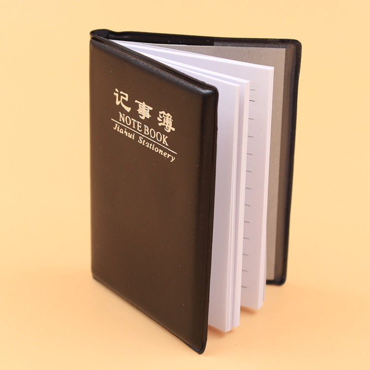 记事薄办公商务皮面记事本便携超迷你笔记本 a034