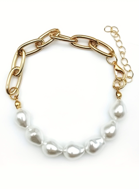 渝盟女合金无度假风高级感手链