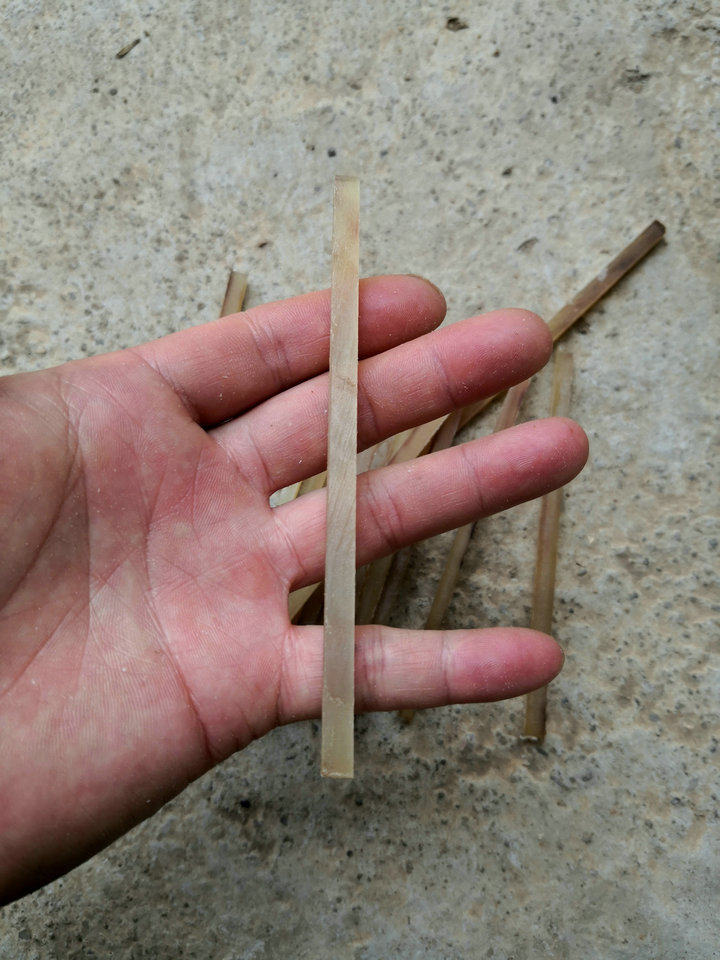 包邮 天然山羊角条料圆棒料牙签毛线毛衣针环形针手工diy半成品料
