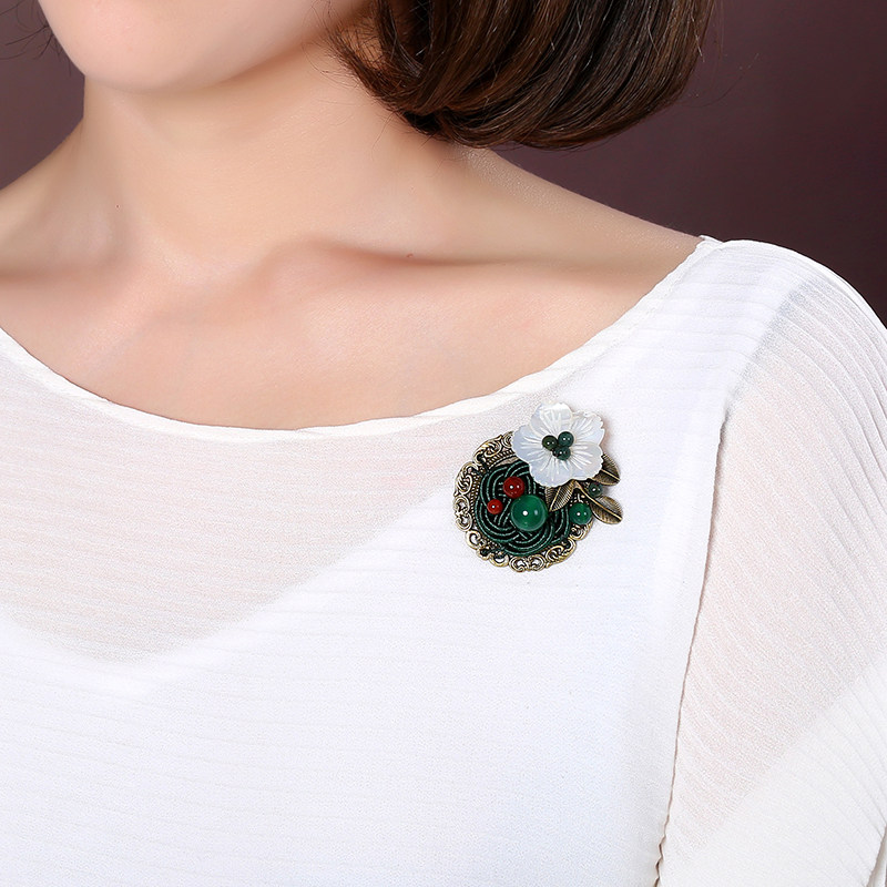 Broche femme en Matériau mixte - Ref 1172243 Image 3