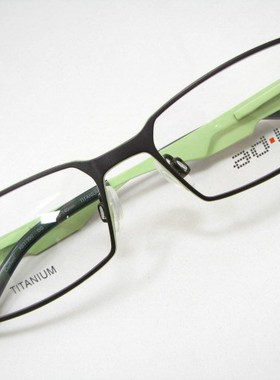 Charmant夏蒙 纯钛眼镜框架adlib ad.lib AB3130U DG 全框 深灰色