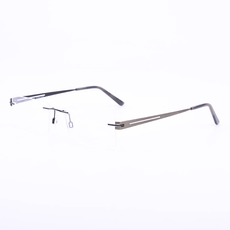 Charmant夏蒙纯钛眼镜架CH10921无框方框商务休闲商务男女款正装