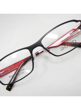 Charmant夏蒙 EX钛眼镜框架adlib ad.lib AB3019 RE 全框 黑色框