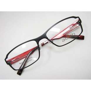 Charmant夏蒙 EX钛眼镜框架adlib ad.lib AB3019 RE 全框 黑色框