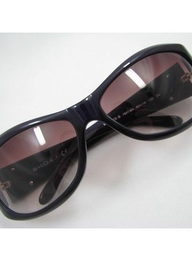 VOGUE沃格时尚板材太阳镜VO2561S-B蓝紫色镜框 奢华镶钻猫眼女款