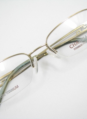 Charmant夏蒙 纯钛 眼镜架CH10855 绿色 眼镜框 眼镜框