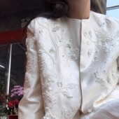 天天家轻奢系列国风新中式 TTDP 重工钉珠客供真丝羊毛外套1166