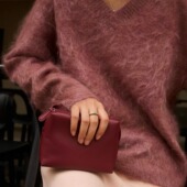 天天家极简设计单肩包经典 TTDP 百搭细肩带可斜挎小方包11109