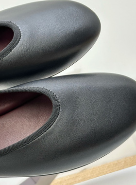 【TTDP】天天家进口羊皮玛丽珍芭蕾鞋ROW系圆头一字扣单鞋女S0975