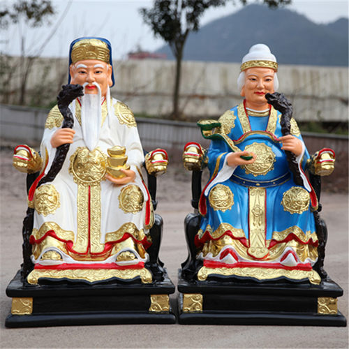 寺庙神像树脂土地婆