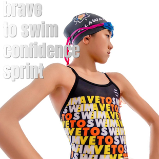 STELLAWAVE2025年青少年专业竞速竞技训练三角款泳衣莱卡抗氯面料