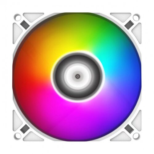 双胞胎机箱散热风扇9cm白色神光同步ARGB电脑风扇9025风扇可替CPU