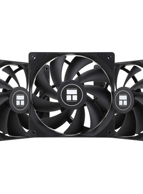 利民(Thermalright) TL-C12C X3 黑色12cm性能级风压扇 4PIN