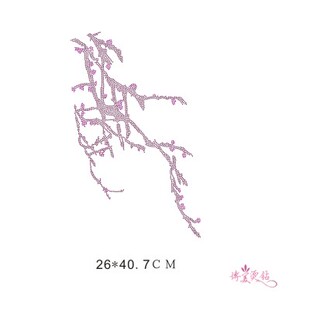 演出服烫钻礼服太极服男士服装烫钻成品图梅花烫钻图胸前大图503