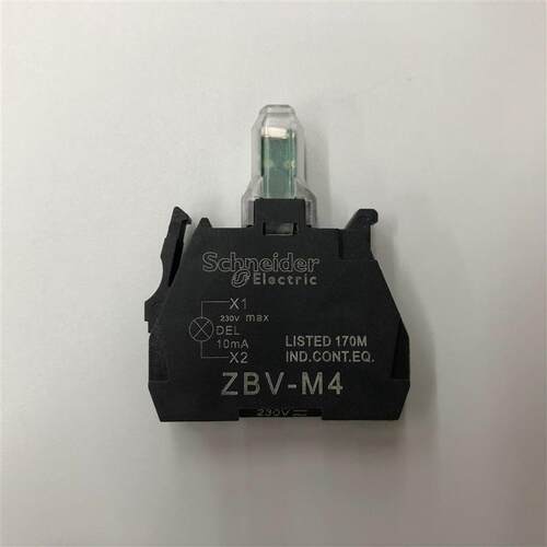 原装正品ZBVM4  230V LED施耐德红色指示灯座询价