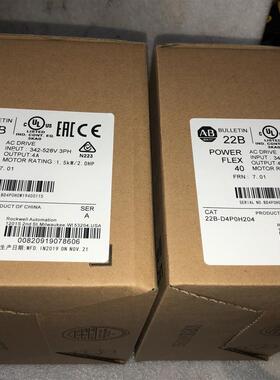 Ab变频器22b-d4p0h204 22b-d4p0n104 22b-d6p0h204 22b-d1p4h询价