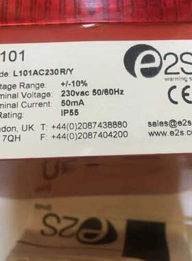 e2s L101AC230 R/Y  e2s warning signal议价