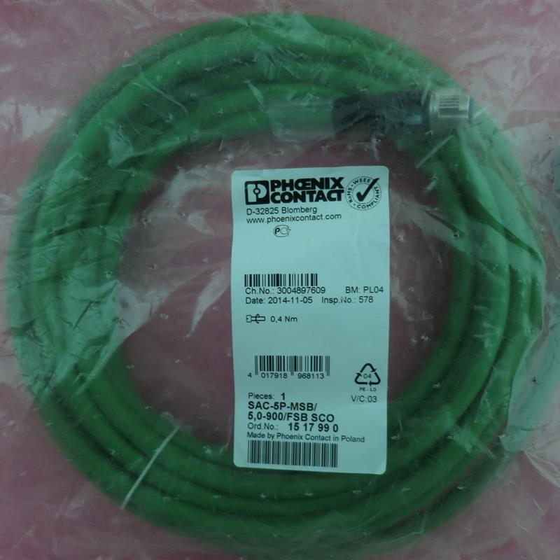 全新原装正品菲尼克斯 SAC-5P-MSB/5,0-900/FSB SCO 1517990 询价