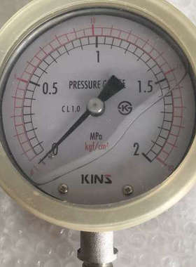 KINS PRESSURE GAUGE 0一2 MPa 008818议价