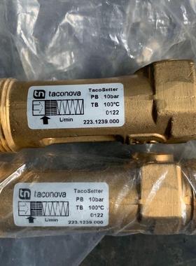 TACONOVA流量计223.1239.000平行阀门接头调节阀 议价询价