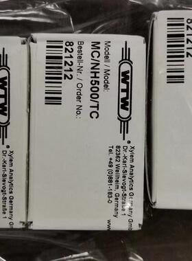 德国WTW氨氮电极MC/NH500/TC电极膜头821212 ELY/NH电解液821询价