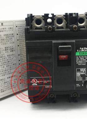 原装富士塑壳漏电断路器空气开关 EG63C  SG63C 3P 60A 现货询价