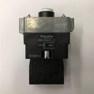 原装 ZB2BWQ31C 380V 1常开施耐德绿色带灯按钮座询价 正品