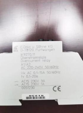 原装进口 Dold多德IK9270时间继电器 IK9270.11 0051230现货询价