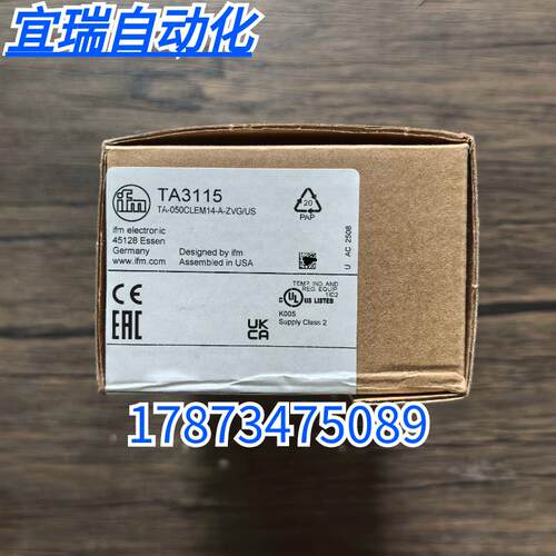 全新未拆封 IFM TA3115 温度传感器 实物拍摄 销售询价