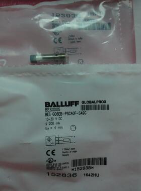 全新原装正品BALLUFF巴鲁夫 BES0005 BES G06EB-PSC40F-S49G 询价