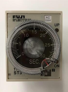 原装正品ST3PAA AC220V 05S/5S/30S/3M通电延时富士时间继电询价