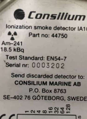 CONSILIUM  Ionization somke IA100 44750 Consilium 44750议价