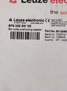 德国劳易测激光扫描器BPS 348i SM 100D BPS348iSM100D 50124982