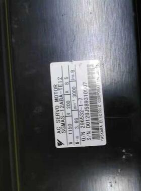 SGMAS-12ABA-TE12安川词服电机成色漂亮保修3个月 议价询价