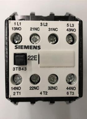 原装正品3TB43220XM0 AC220V 50/60Hz西门子三级交流接触器询价