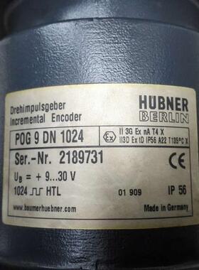 POG 9 DN 1024 I       HOG 10 DN 2048 I  霍伯纳HUBNER 代询价