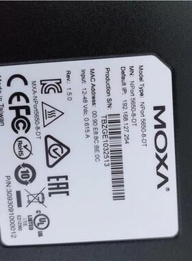 摩莎MOXA NPort 5650I-8-DT 8口RS232/422/485串口服务器 隔询价