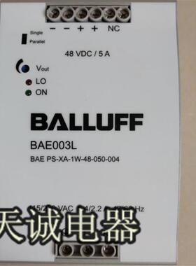 原装巴鲁夫BALLUFF开关电源 BAE003L  BAE003L-XA-1W-050-004询价
