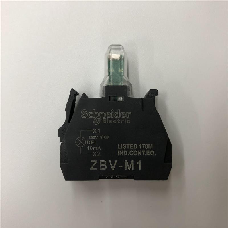 原装正品ZBVM1 230V  LED施耐德白色指示灯座询价