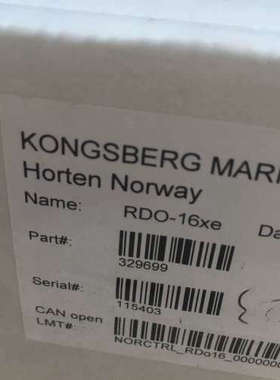 KONGSBERG RDO-16xe 329699 KONGSBERG RDO-16XE 329699议价