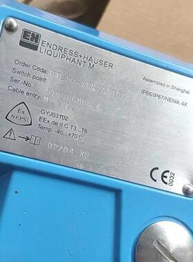 德国E+H隔离防爆 液压开关  510066M8026 ETL50-YGN2AA4G7A I询价