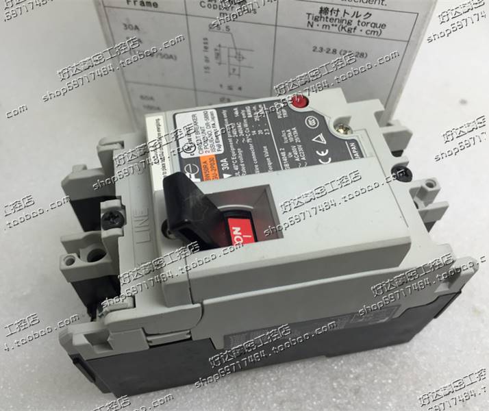 原装正品富士FUJI断路器 BW50RAGU-2P030 2P 30A现货全新特价