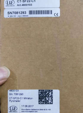 德国microepsilon米铱红外温度传感器CT-SF22-C1传感器议价