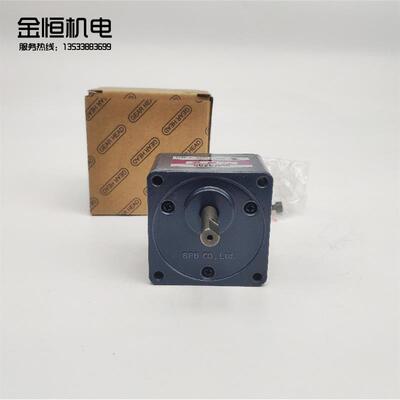 韩国SPG齿轮减速箱S6DA100B 2GN100K 100:1输出12.5rpm原装进询价