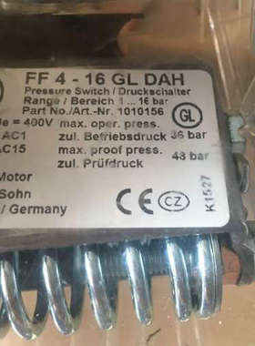 SAUER  FF4-32GL DAH Pressure Switch SAUER 1010025议价