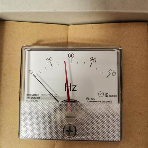 日本三菱全新原装频率赫兹表YM-206NRI   (0-120)HZ  GR  FS 询价