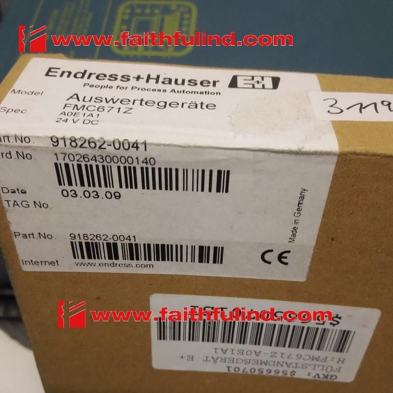 E+H FMC671Z-A0E1A1 恩德斯豪斯全新电容信号转换器 918262-0询价